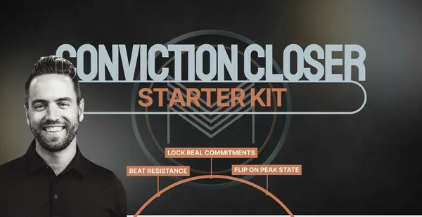 Conviction Closer Starter Kit — 30-day structured sales identity program