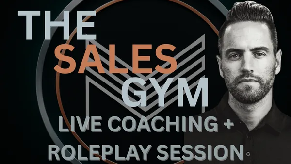 MindRx Sales Academy — Sales Gym Live Coaching and Roleplay Session